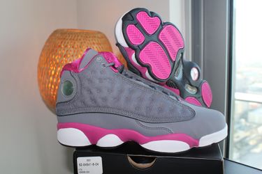 Air Jordan 13 Retro GS 'Grey Fusion Pink