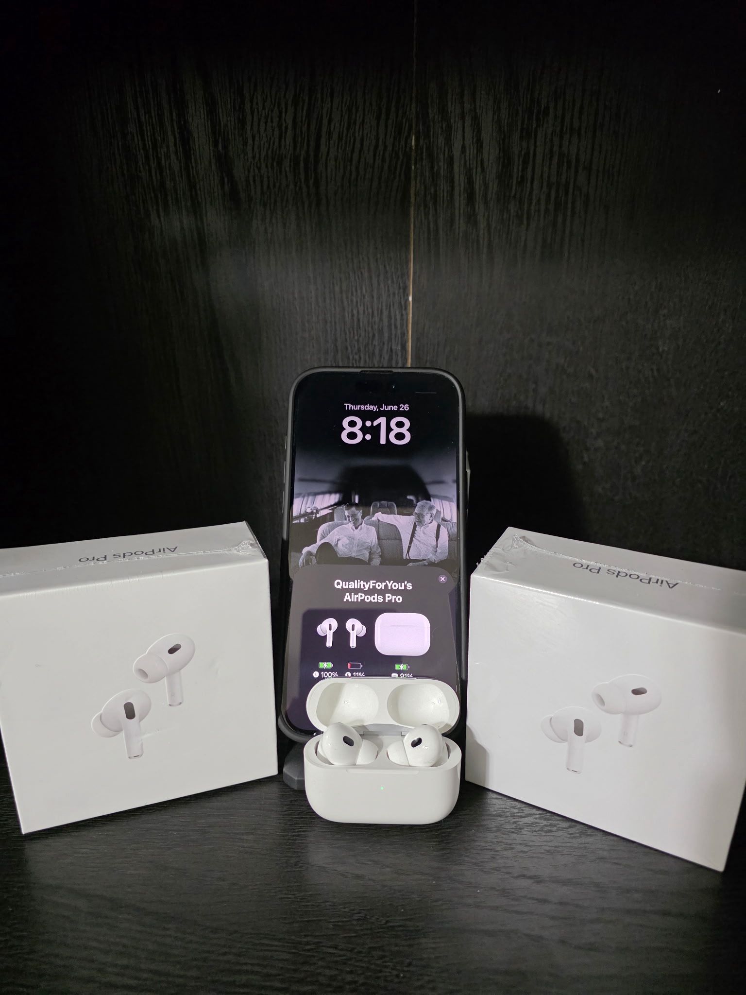 AirPods Pro 2nd Generation With Type C MagSafe Charging Case New Active Noise Canceling Earphones Unopened