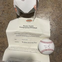 Buster Posey Autographed Baseball