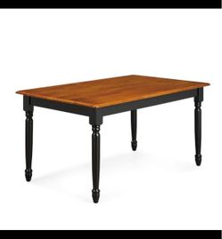 Brand New Better Homes & Gardens Autumn Lane Dining Table – Oak & Black – 58.6” – New in Box