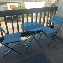 Patio Table And Two Chairs