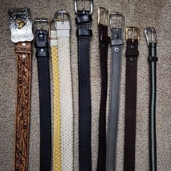 Vintage Cowhide Leather Belts