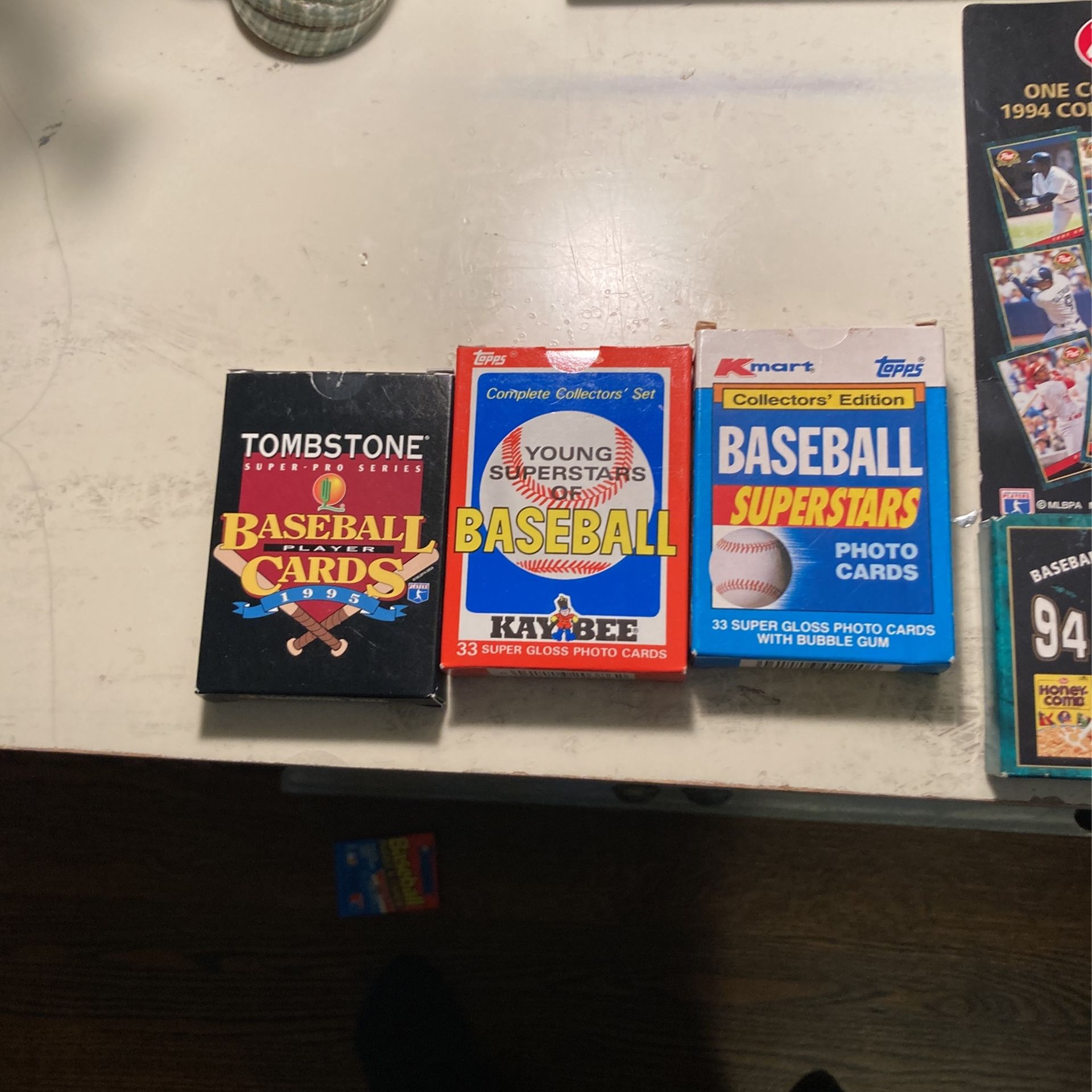 Two Box Of Topps And Post , Tombstones ,Kmart Cards