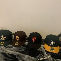 Fitted New Era Hats 6 7/8