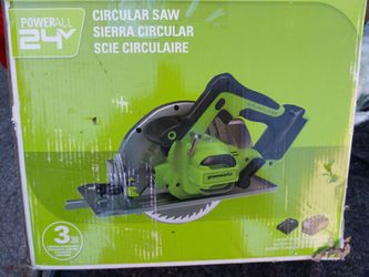 New Green Works Cordless Saw No BATTERY OR CHARGER