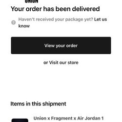 Jordan 1 union fragment 11.5M