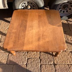 Set Of 3 Hardwood Coffee Table and End Tables