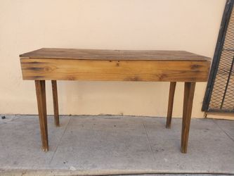 Rustic Wood Console Table