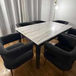 6 TOV Furniture Dining Chairs 