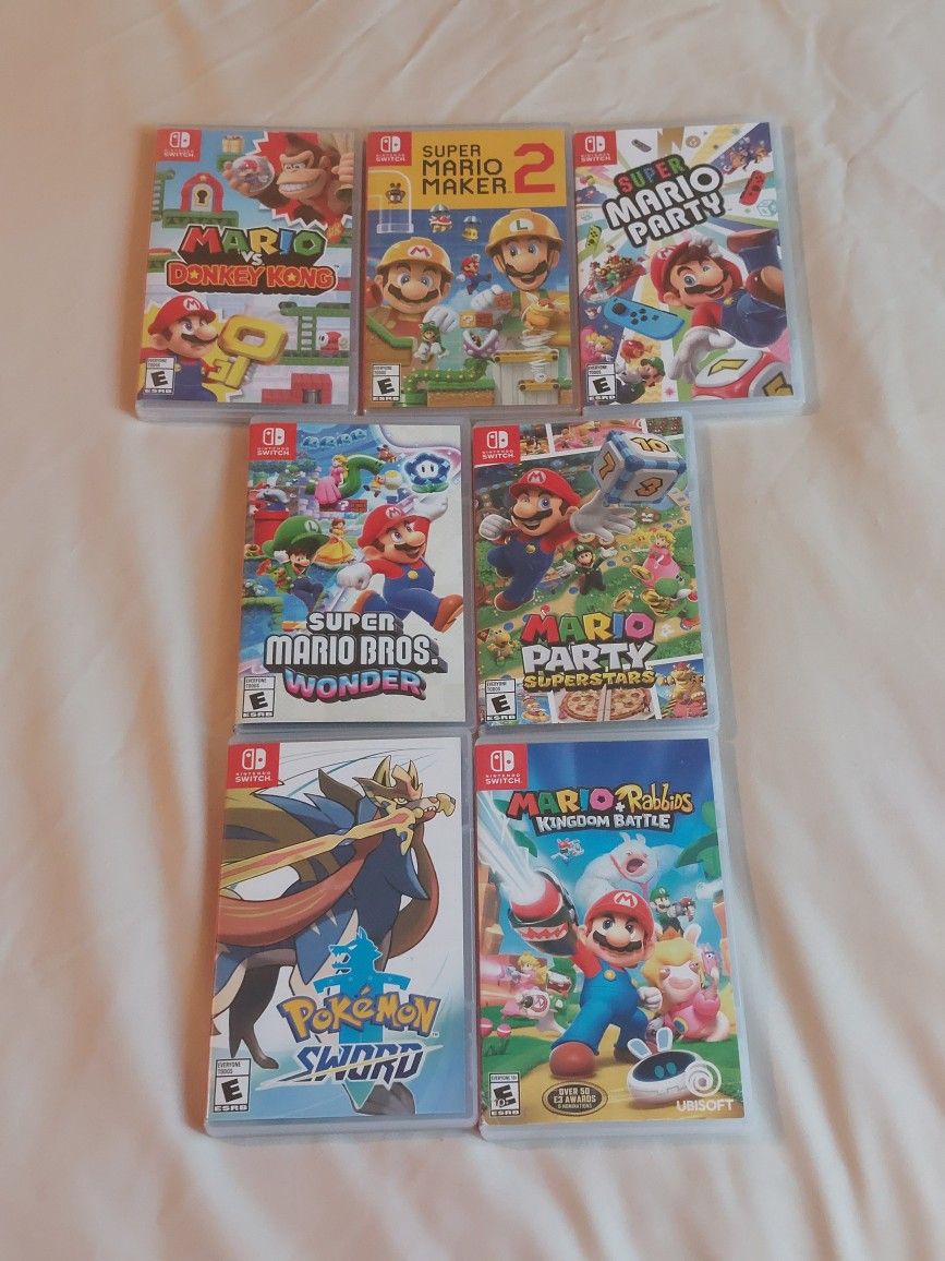 Nintendo Switch Games Mario And Pokemon