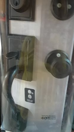 Schlage front entry handleset