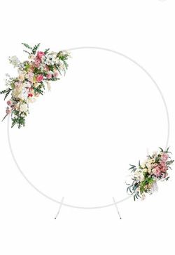 round wedding arch