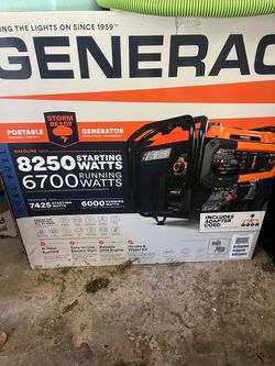 Generator never been used still in box