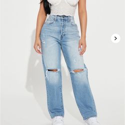 Straight Leg Jeans
