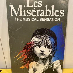 Les Miserables Broadway Window Card