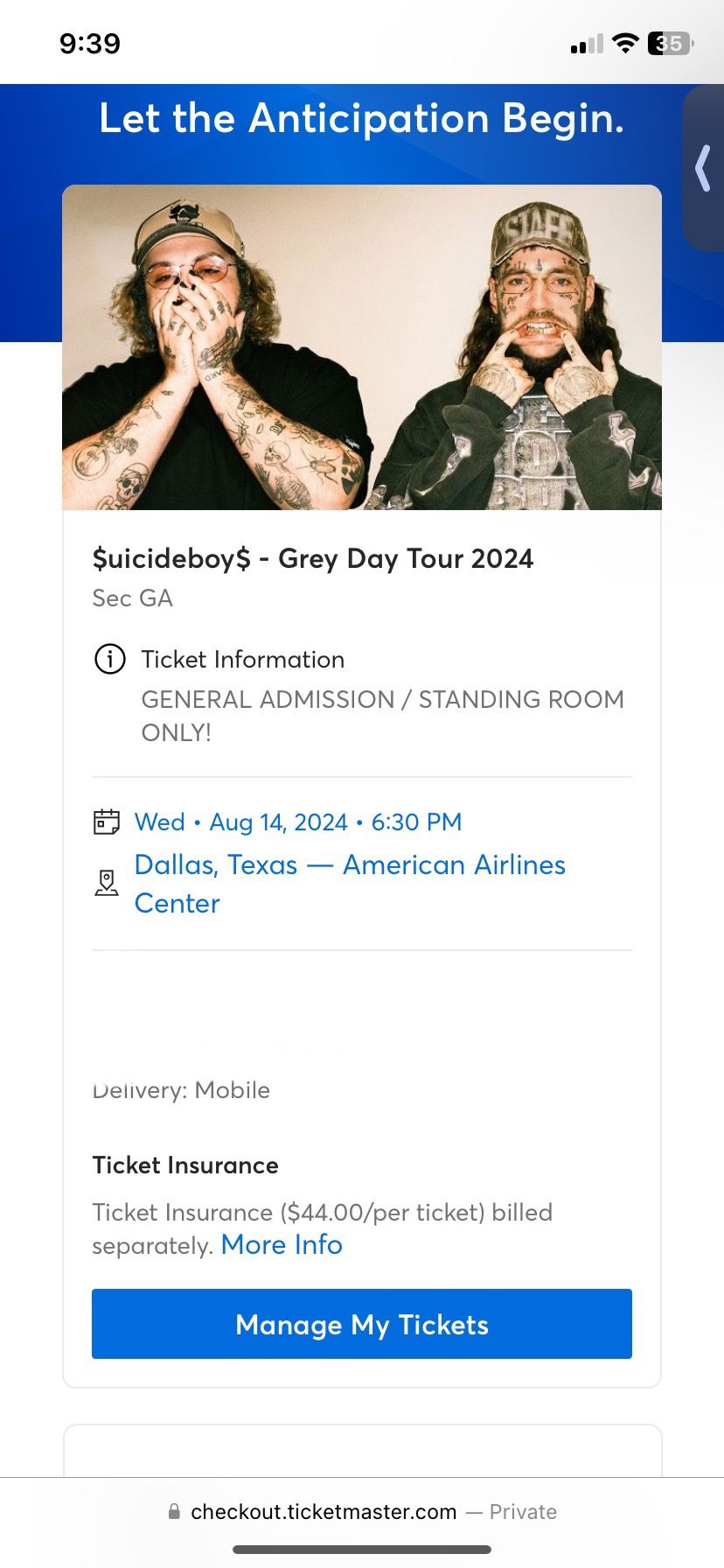 $uicideboy$ ticket   dallas august 14