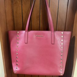 Michael Kors Leather Purse Red