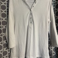 Large white shirt