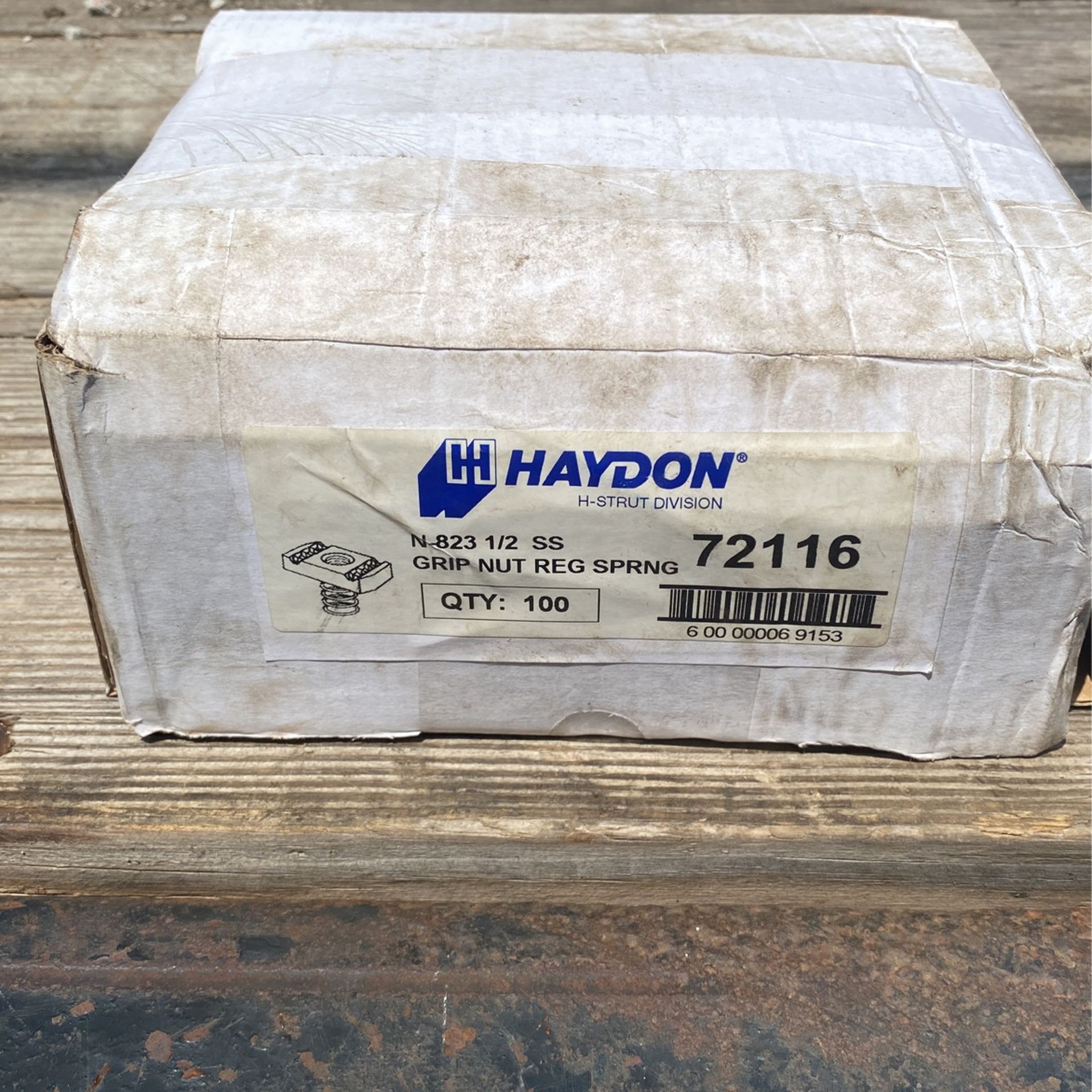 Grip Spring Nut Stainless Steel