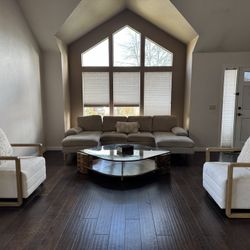 💥L-shap sofa +2 chair