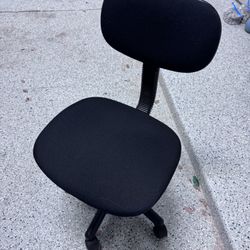 Office Chair Swivel Adjustable Black 