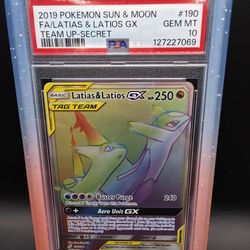 Latias & Latios Tag Team Psa 10
