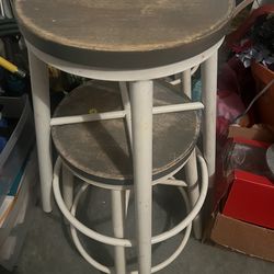 Wooden stools