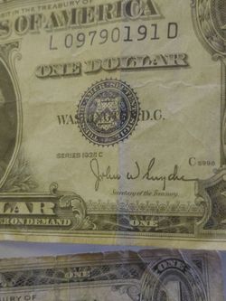 Bills and coins