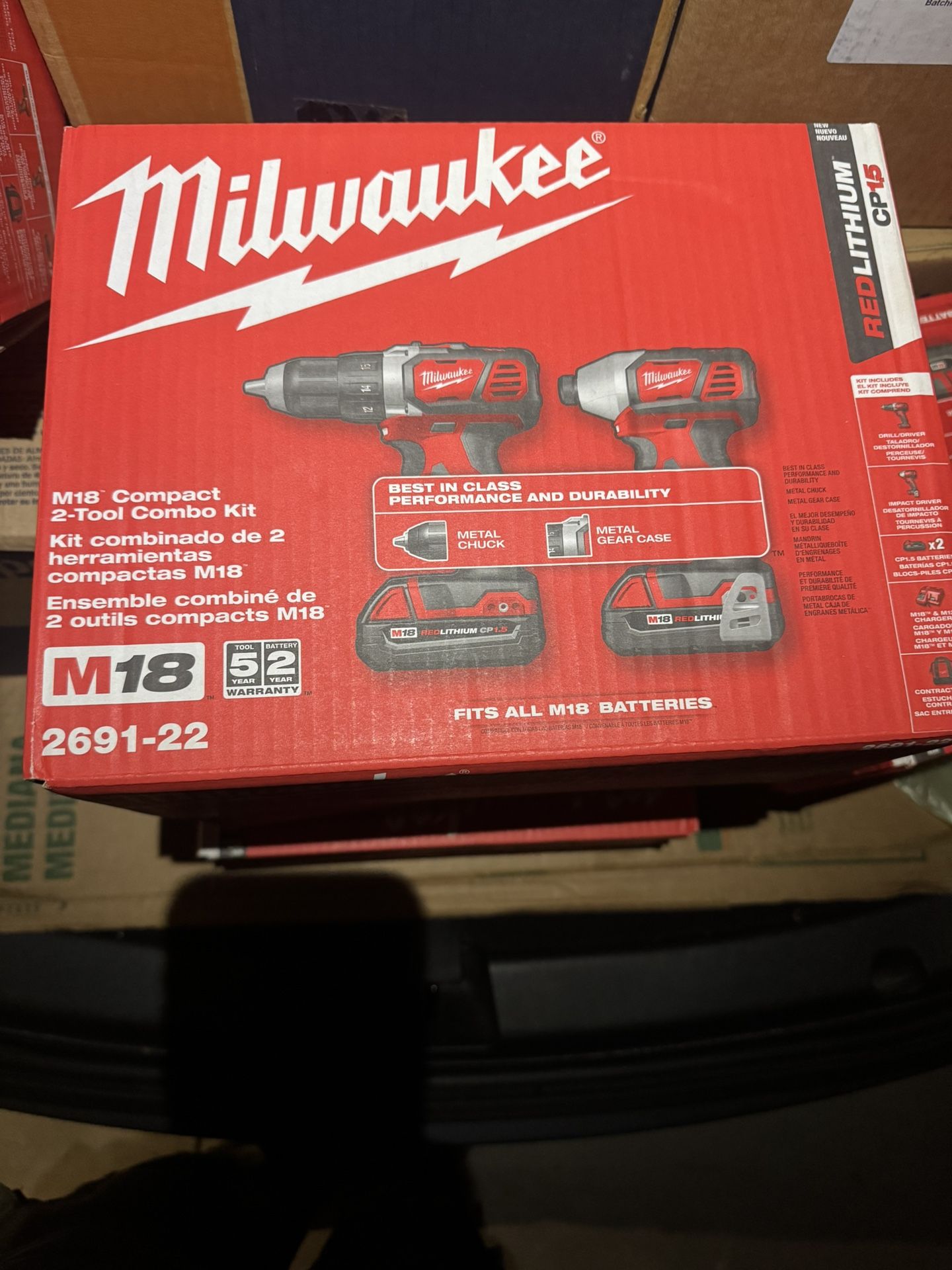 Milwaukee Set Drills