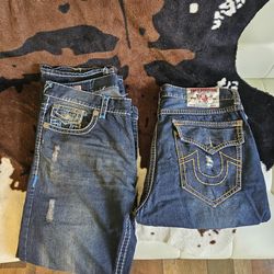 True Religion Billy Big T bootcut jeans, true religion shors