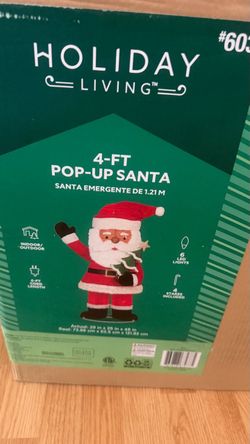 Pop-up Santa 4 ft