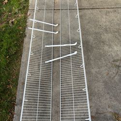 Wire Shelf Closet White 
