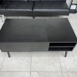 Mini coffee table with lift top storage 