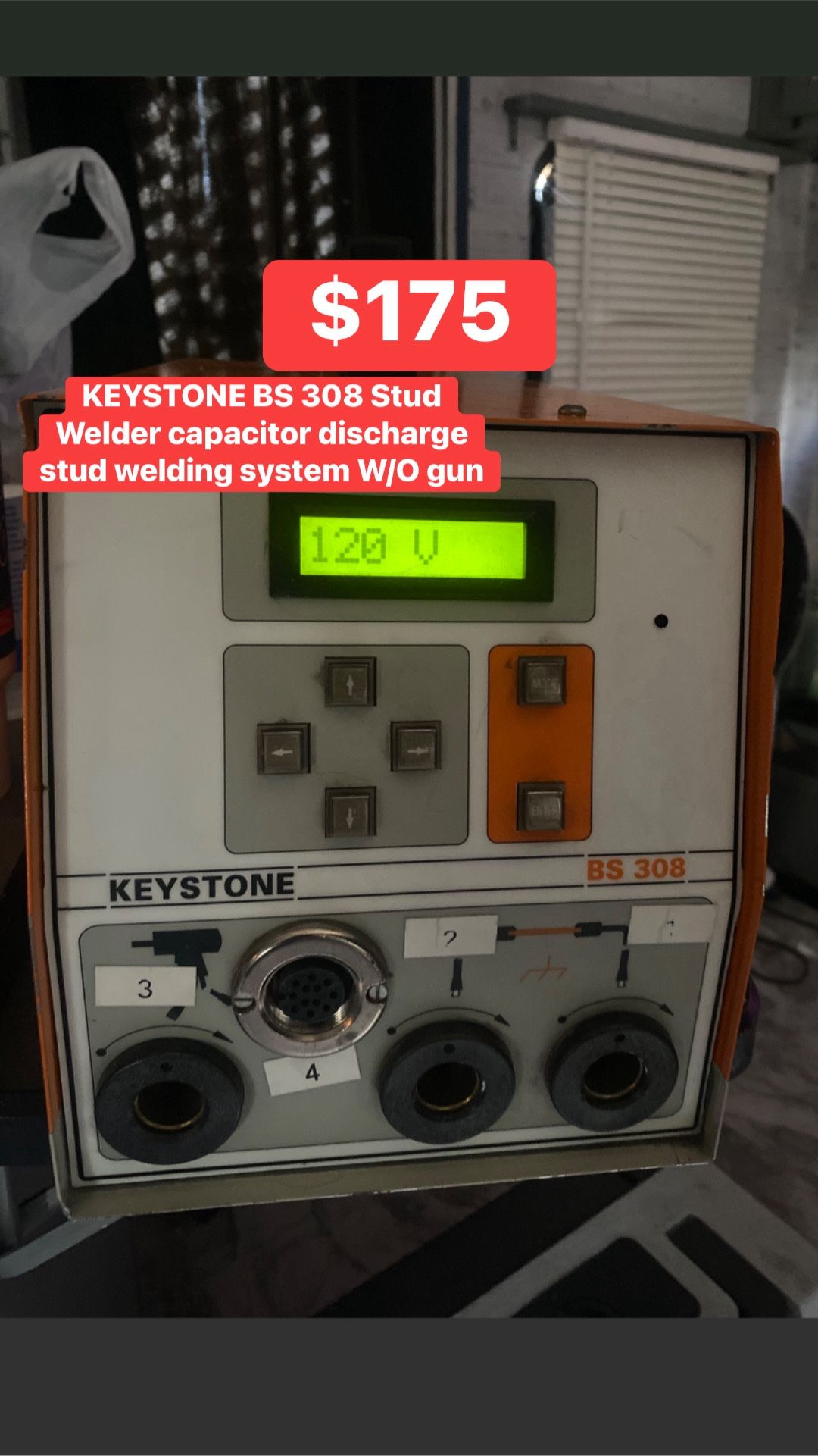 Keystone BS308 Welder Capacitor Discharge Stud Weldon System
