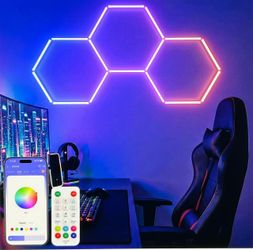 GNENG RGB Hexagon LED Color Changing Lights