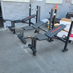 Weider Standard size weight bench - Bench press - Leg extension / curl - 39$ each 