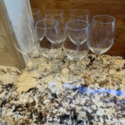 Crate & Barrel White Glasses