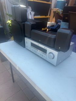 Yamaha receiver and speakers