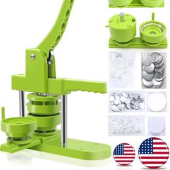 PLEASE SELL FAST!! Button Maker Machine Multiple Sizes, Pin Maker Machine 2.25 inch+3 inch, Interchangeable Button-Models Badge Button Press Machine 