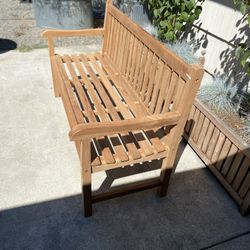 Teak Patio Garden Benches (new)