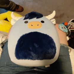 Squishmallow Blue Bull Plushi From Smoke Free Home 