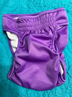 Pet parents washable and reusable dog diaper breathable material with adjustable hook and loop closure