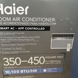 Haier  air conditioner 10100 btu Smart AC