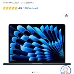 Apple - MacBook Air 13-inch Laptop - Apple M4 chip Built for Apple Intelligence - 16GB Memory - 256GB SSD - Midnight