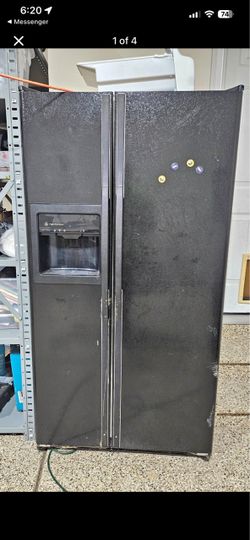 Black fridge
