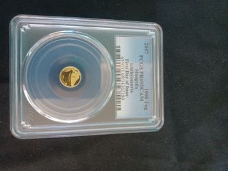 PCGS slab Mongolia gold coin