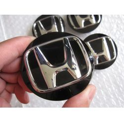 4 Pieces Of Honda Wheel Center Caps 69mm