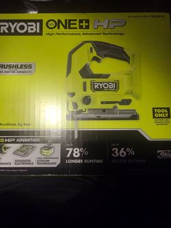 Ryobi + HP 18V Brushless Cordless Jig Saw