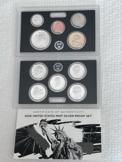 🇺🇸 2026 U.S. Mint America 250 Silver Proof Set | 2.5 oz .999 Silver | OGP & COA | SOLD OUT AT THE U.S. MINT 🇺🇸