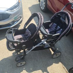 Double Child Stroller 